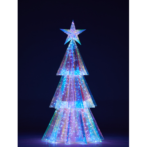 Árbol decorativo de navidad 37CM,USB con interruptor PINO POLIGONAL CON LUZ LED DE 65CM,Árbol de Navidad iluminado con 300 luces SDD1155