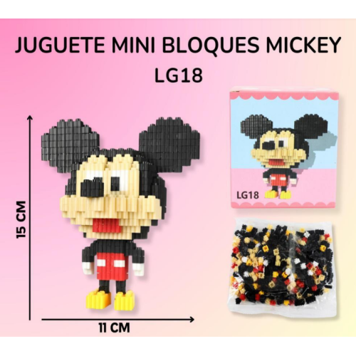 Mini Bloques De Construccion Juguetes Armables MICKEY MOUSE LG18