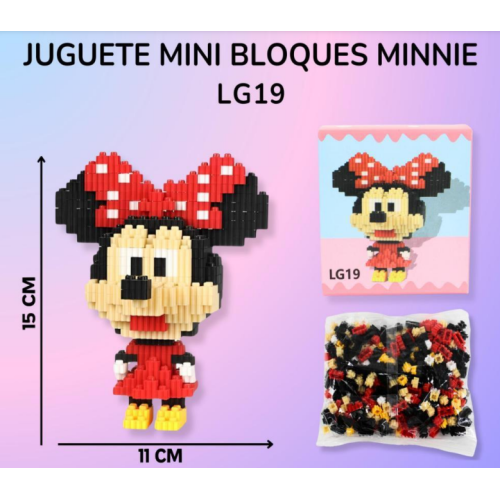 Mini Bloques De Construccion Juguetes Armables MINNIE MOUSE LG19