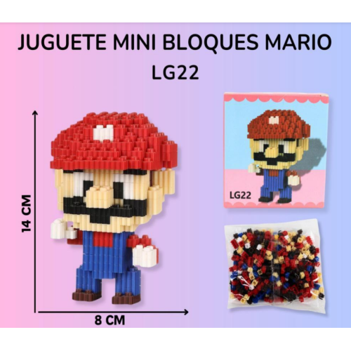 Mini Bloques De Construccion Juguetes Armables MARIO BROS LG22