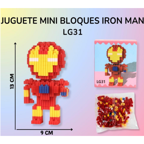 Mini Bloques De Construccion Juguetes Armables IRON MAN LG31