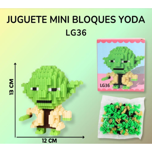 Mini Bloques De Construccion Juguetes Armables YODA LG36