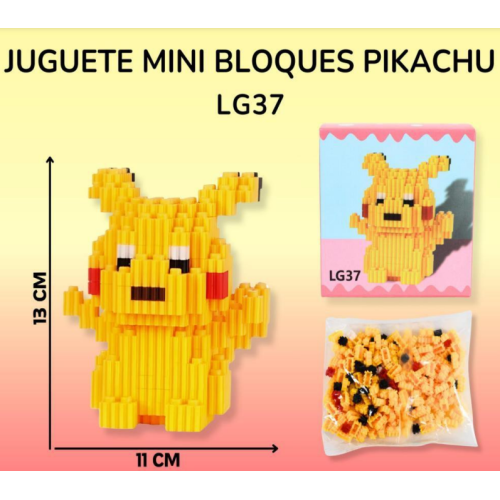 Mini Bloques De Construccion Juguetes Armables PIKACHU LG37