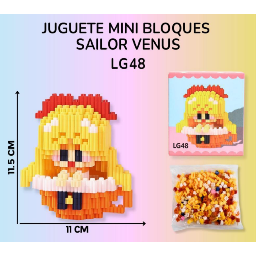 Mini Bloques De Construccion Juguetes Armables SAILOR VENUS LG48