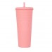 Vaso de paja de plástico 710 ml de 24Oz N1-029