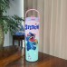 Termo de acero inoxidable con popote STITCH 900ml 