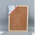 Tablero de corcho de pared con marco de madera de *50* *70* cm 13388