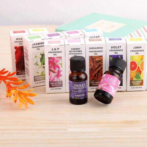 Aceites esenciales de aromaterapia