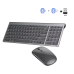 Teclado WB8078 recargable inalámbrico (Incluye mouse y teclado) 60186