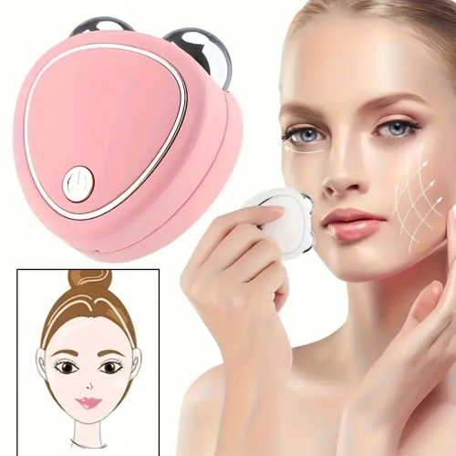 Dispositivo facial, herramienta de cuidado facial, rodillo 3D de masaje facial, máquina de masaje facial, para cuidado instantáneo de la piel