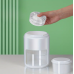 Triturador de hielo portátil para hacer conos de nieve con bandeja de cubitos de hielo - Plástico libre de BPA, lavable a mano, sin carga y sin batería para un uso fácil en fiestas de verano Mayoreo
