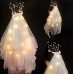 Velos de corona luminosas, Decoraciones para vestidos celebridades de Internet W- FFGWZ6689 