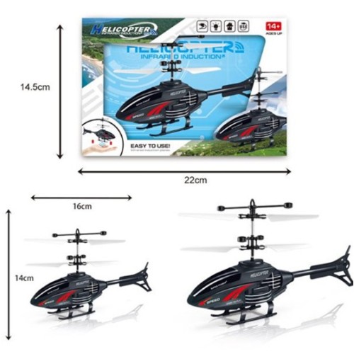 Helicóptero de inducción con control remoto resistente a caídas recargable  W- FFXW6754