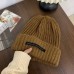 Gorro de lana sencillo para mujer en invierno varios colores 90875