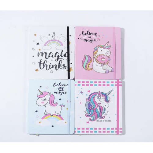 Cuaderno de unicornio de tamaño A5:14.5x21cm B74