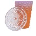 Vaso de paja de plástico  en forma de escama de pescado 750 ml BZ7171