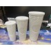 Trió de vasos con popotes diamante texturizado tipo Starbucks de 1100ml*710ml*450ml BZ7127