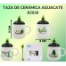 Taza de cerámica creativa con diseño  de aguacate BZ938