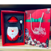 Taza navideña de santa claus con cucharilla 450ml BZ970