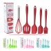 Juego de utensilios de cocina de silicona 5pz VARIOS COLORES CF104