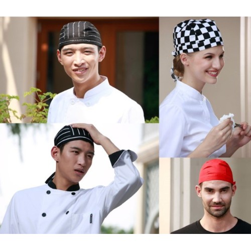 Gorro de Chef, cocinero estilo coreano protección de cabello para evitar caida en alimentos FZ245