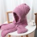 Gorro con bufanda de una sola pieza para invierno FZ247