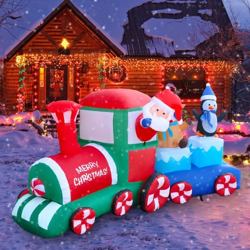 Inflable navideño papa noe tren 2.40 aprox 