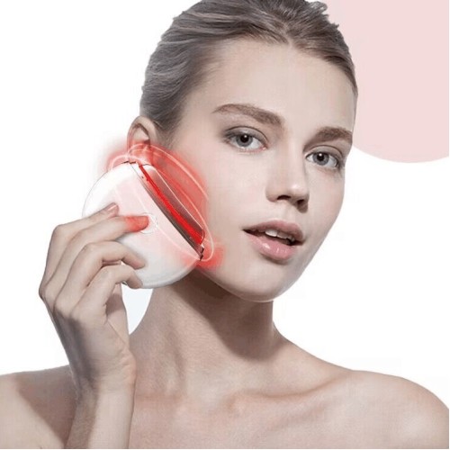 Instrumento de belleza masajeador Gua Sha eléctrico EMS recargable y portátil HL-5001