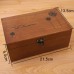 Caja organizadora de costura multifuncional de madera JJYP605