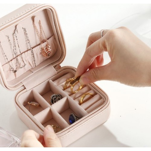 Caja portátil para joyas o cosméticos LU8499