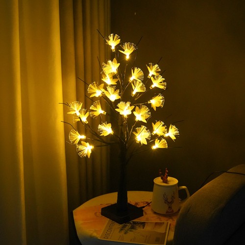 USB Luz Decorativa  De Noche,De Árbol De abedul ,Simulación,de 60cm con 24 leds,de usb SDD197