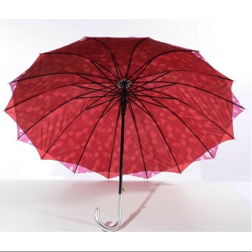 Paraguas reforzado con 16 varillas y doble tela. Estampados. 