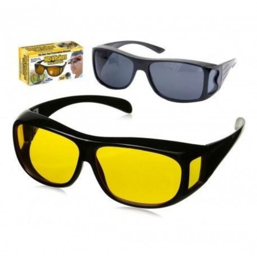 Gafas de visión nocturna específicas para el conductor, gafas de sol especiales para conducir para hombres y mujeres, antirreflejo, luz de carretera 2 pcs 62298