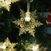 Serie de luces navideñas en forma de copo de nieve S-60243
