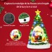 Decoración de Navidad de Arbol 23*13cm PILAS Y USB SDD1173