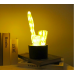 Lámpara de planta de cactus LED USB 13*13*40CM para escritorio SDD1251