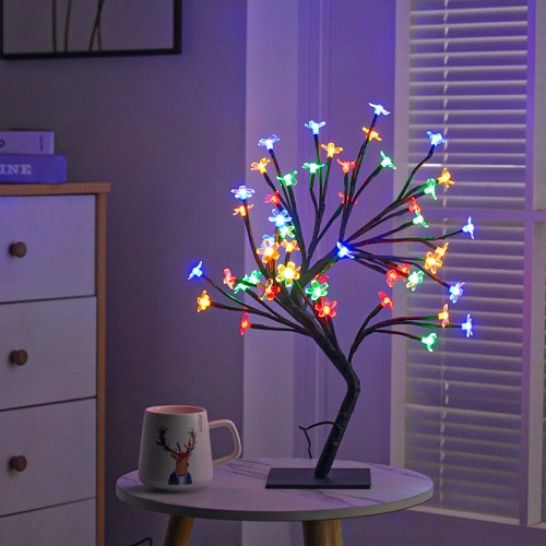 Lámpara con forma de árbol de cerezo en flor 48 LED, 60cm USB SDD1276