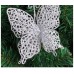 Par de mariposas diamantadas,adorno navideño SDS486