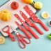 Set de cuchillos de acero inoxidable, juego de seis piezas impreso, cuchillo de fruta para el hogar, cuchillo de pelar, juego de cuchillos de cocina mayoreo SET-C1