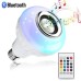 Foco LED RGB con bocina bluetooth y control remoto para el cambio de luz BULB/APP SND-1701