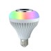 Foco LED RGB con bocina bluetooth y control remoto para el cambio de luz BULB/APP SND-1701