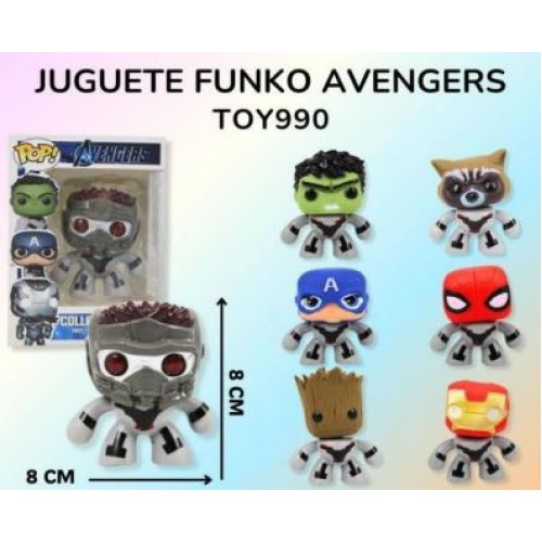 Figura de juguetes Funko de Avengers *8*cm *8*cm con cajita individual TOY990