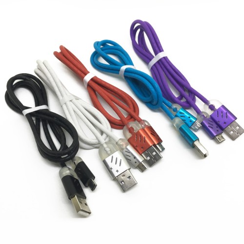 Cable USB de carga tipo V8 con luz TS-101