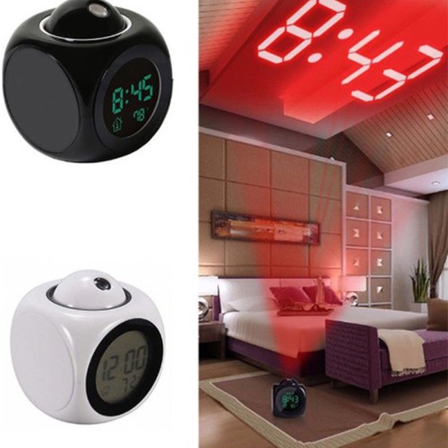 Reloj despertador con proyección LED W-DNZ6545