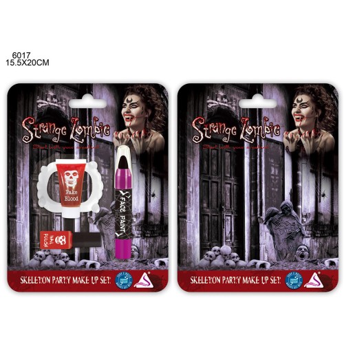 Set de maquillaje de vampiro para halloween WS174