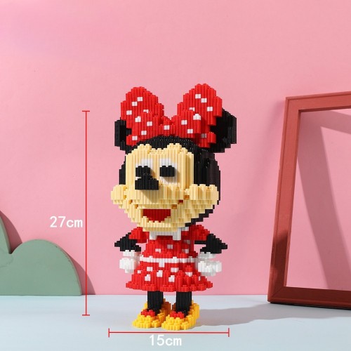 Bloques de construcción de Mickey y Minnie Mouse 25cm ZO1008