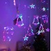  Estrellas de cinco puntas de decoraciones navideñas para el hogar P09