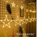  Estrellas de cinco puntas de decoraciones navideñas para el hogar P09